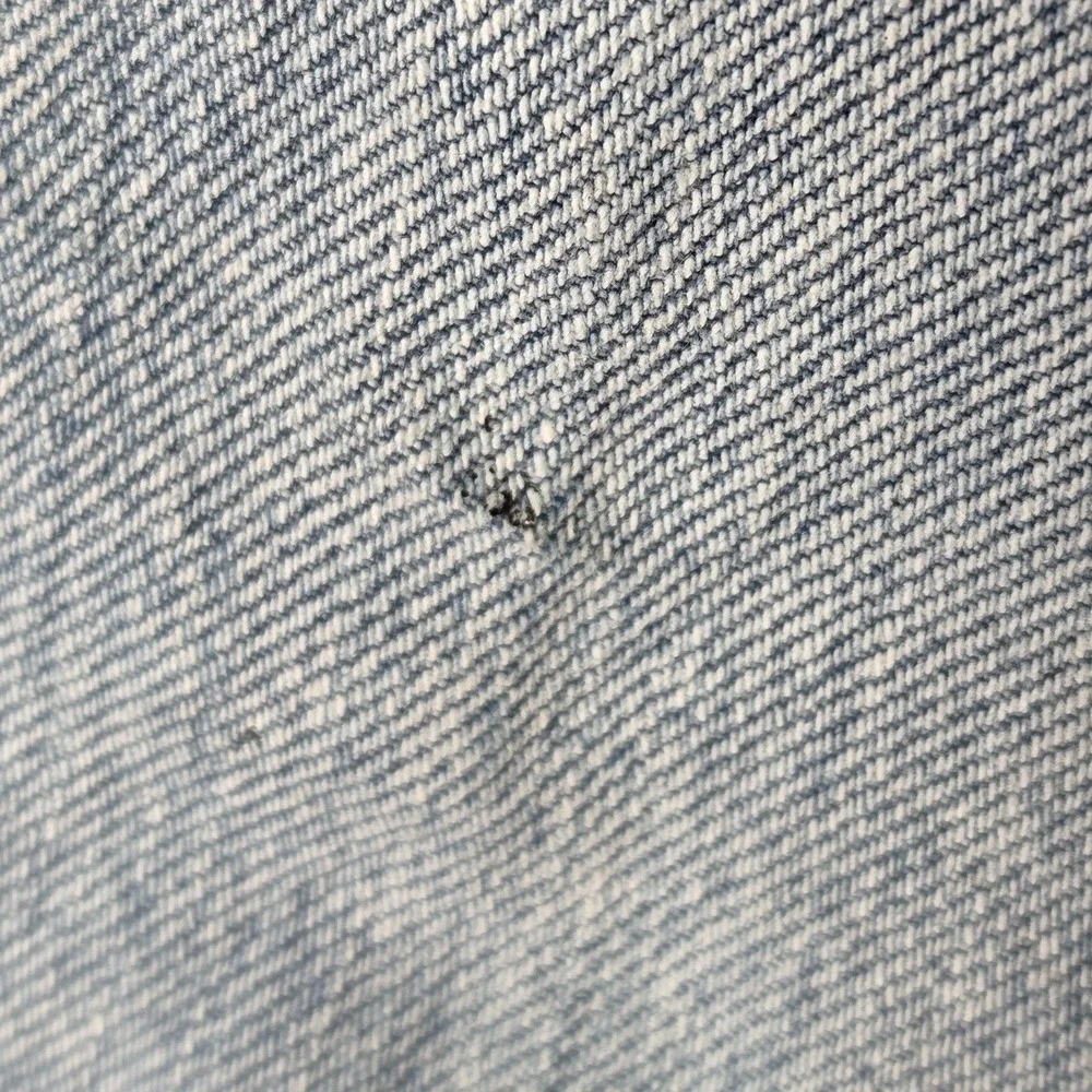 Levis 502 Jeans Mens Selvedge‎ Med Wash Tapered Whiskers Honeycomb Fits 30x26